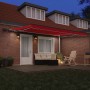 Toldo Retráctil Manual  con LED Rojo 450x300 cm, Tela de Reemplazo para Toldo  de 4.5x3 m Rojo | Foro24.es | Tu tienda online para hogar, jardín y más Foro24.es