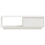 Massiver TV-Schrank aus weißem Kiefernholz, 110 x 30 x 33,5 cm von vidaXL, TV-Möbel - Ref: Foro24-809889, Preis: 61,93 €, Rab...