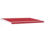 Toldo retráctil automático  Rojo 450x300 cm, Tela de repuesto para toldo  para marco de 4.5x3 m Rojo | Foro24.es | Tu tienda online para hogar, jardín y más Foro24.es