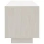 Massiver TV-Schrank aus weißem Kiefernholz, 110 x 30 x 33,5 cm von vidaXL, TV-Möbel - Ref: Foro24-809889, Preis: 61,14 €, Rab...