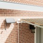 Toldo manual retráctil con LED en verde y amarillo, 450x300 cm, Tela de repuesto para toldo de 4.5x3 m en verde y amarillo by...