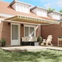 Toldo Retráctil Automático Verde y Amarillo 450x300 cm,  Tela de Reemplazo para Toldo de 4.5x3 m Marco Verde y Amarillo | Foro24.es | Tu tienda online para hogar, jardín y más Foro24.es