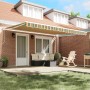 Toldo Retráctil Automático Verde y Amarillo 450x300 cm,  Tela de Repuesto para Toldo de 4.5x3 m Verde y Amarillo | Foro24.es | Tu tienda online para hogar, jardín y más Foro24.es