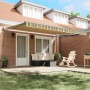 Toldo Retráctil Manual  Verde y Amarillo 450x300 cm, Tela de Recambio para Toldo  para Marco de 4,5x3 m Verde y Amarillo | Foro24.es | Tu tienda online para hogar, jardín y más Foro24.es