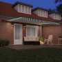 Toldo Retráctil Manual con LED Verde y Blanco 450x300 cm,  Tela de Repuesto para Toldo de 4,5x3 m Marco Verde y Blanco | Foro24.es | Tu tienda online para hogar, jardín y más Foro24.es