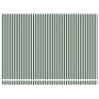 Toldo Retráctil Automático Verde y Blanco 450x300 cm, Tela de Reemplazo para Toldo para Marco de 4.5x3 m Verde y Blanco by , ...