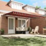 Toldo Retráctil Automático Naranja y Marrón 450x350 cm | Foro24.es | Tu tienda online para hogar, jardín y más Foro24.es