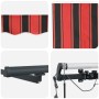 Toldo Retráctil Automático con LED Naranja y Marrón 450x350 cm by , Awnings - Ref: Foro24-3331088, Price: 645,14 €, Discount: %