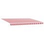 Toldo Retráctil Automático con LED Rayas Rojas y Blancas 450x350 cm by , Awnings - Ref: Foro24-3331104, Price: 642,82 €, Disc...