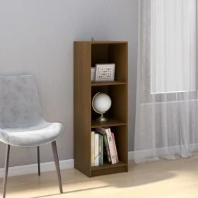 Estantería/divisor de espacios madera pino marrón miel de vidaXL, Librerías y estanterías - Ref: Foro24-809939, Precio: 57,54...