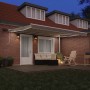 Toldo manual retráctil con LED Beige 450x350 cm, Tela de reemplazo para toldo de 4.5x3.5 m Beige by , Awnings - Ref: Foro24-3...