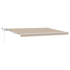 Comprar Toldo Retráctil Automático con LED Beige