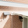 Toldo Retráctil Manual con LED Blanco 450x350 cm, Tela de repuesto para toldo de 4,5x3,5 m Blanco by , Awnings - Ref: Foro24-...