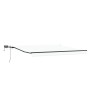 Toldo Retráctil Manual de con LED Blanco 450x350 cm, Tela de Reemplazo para Toldo 4.5x3.5 m Blanco by , Awnings - Ref: Foro24...
