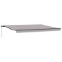 Toldo retráctil automático gris claro 450x350 cm, Tela de reemplazo para toldo 4.5x3.5 m gris claro by , Awnings - Ref: Foro2...