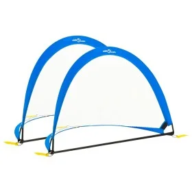 Portería de fútbol niños 2 uds bolsa almacenaje 119x82x84,5 cm de vidaXL, Porterías de fútbol - Ref: Foro24-93365, Precio: 37...