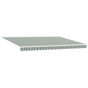 Toldo Retráctil Manual con LED Verde y Blanco