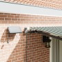 Toldo Retráctil Manual con LED Verde y Blanco 450x350 cm, Tela de Recambio para Toldo para Marco de 4,5x3,5 m Verde y Blanco ...