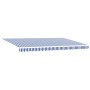 Toldo Retráctil Automático Azul y Blanco 500x300 cm | Foro24.es | Tu tienda online para hogar, jardín y más Foro24.es