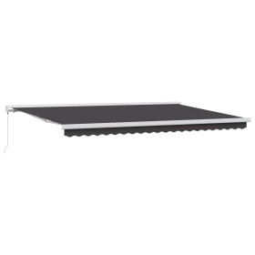 Toldo Retráctil Manual Antracita 500x300 cm by , Awnings - Ref: Foro24-3331211, Price: 659,10 €, Discount: %