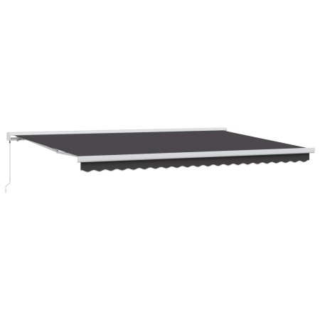 Toldo Retráctil Manual Antracita 500x300 cm