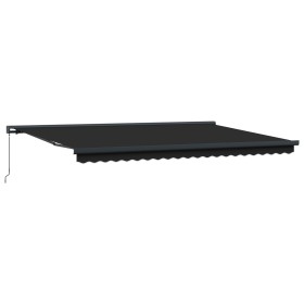 Toldo Retráctil Manual Antracita 500x300 cm