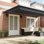 Toldo Retráctil Manual Antracita 500x300 cm von , Markisen - Ref: Foro24-3331213, Preis: 645,51 €, Rabatt: %