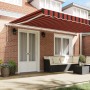 Toldo retráctil automático naranja y marrón 500x300 cm | Foro24.es | Tu tienda online para hogar, jardín y más Foro24.es
