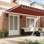 Toldo Retráctil Manual Naranja y Marrón 500x300 cm by , Awnings - Ref: Foro24-3331227, Price: 337,48 €, Discount: %
