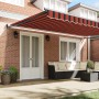 Toldo Retráctil Manual Naranja y Marrón 500x300 cm | Foro24.es | Tu tienda online para hogar, jardín y más Foro24.es