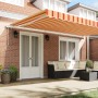 Toldo Retráctil Automático Amarillo y Naranja 500x300 cm by , Awnings - Ref: Foro24-3331245, Price: 491,24 €, Discount: %
