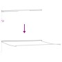 Toldo retráctil manual Naranja y Blanco 500x300 cm by , Awnings - Ref: Foro24-3331251, Price: 329,59 €, Discount: %