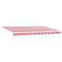 Toldo Retráctil Manual Rayas Rojas y Blancas 500x300 cm by , Awnings - Ref: Foro24-3331265, Price: 455,17 €, Discount: %
