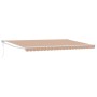Toldo retráctil automático a rayas multicolor 500x300 cm | Foro24.es | Tu tienda online para hogar, jardín y más Foro24.es