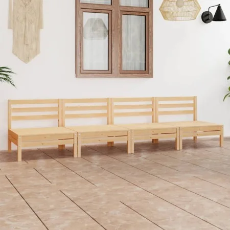 Garden furniture set 4 pieces solid pine wood by vidaXL, Garden sets - Ref: Foro24-3082482, Price: 166,00 €, Discount: %