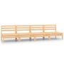 Gartenmöbel-Set 4-teilig aus massivem Kiefernholz von vidaXL, Gartensets - Ref: Foro24-3082482, Preis: 168,55 €, Rabatt: %