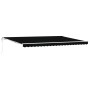 Toldo Automático Retráctil Negro 500x300 cm, Tela de Reemplazo para Toldo de 5x3 m Negra by , Awnings - Ref: Foro24-3331317, ...