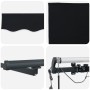 Toldo Retráctil Automático con LED Negro 500x300 cm, Tela de Reemplazo para Toldo de 5x3 m Negro by , Awnings - Ref: Foro24-3...