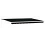 Toldo Retráctil Manual Negro 500x300 cm, Tela de Repuesto para Toldo de 5x3 m Marco Negro by , Awnings - Ref: Foro24-3331327,...