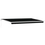Toldo Retráctil Automático Negro 500x300 cm, Tela de reemplazo para toldo de 5x3 m Negro by , Awnings - Ref: Foro24-3331328, ...