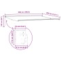 Toldo Manual Retráctil Beige 500x300 cm, Tela de Repuesto para Toldo de 5x3 m Beige by , Awnings - Ref: Foro24-3331341, Price...