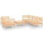 Gartenmöbel-Set 6-tlg. aus massivem Kiefernholz von vidaXL, Gartensets - Ref: Foro24-3082472, Preis: 265,75 €, Rabatt: %