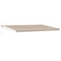 Toldo Retráctil Automático Beige 500x300 cm,  Tela de Reemplazo para Toldo de 5x3 m Beige | Foro24.es | Tu tienda online para hogar, jardín y más Foro24.es
