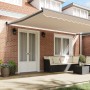 Toldo Retráctil Automático Beige 500x300 cm, Tela de reemplazo para toldo de 5x3 m Beige von , Markisen - Ref: Foro24-3331344...