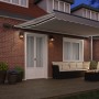 Toldo Retráctil Manual con LED Gris Claro 500x300 cm,  Tela de Reemplazo para Toldo de 5x3 m Gris Claro | Foro24.es | Tu tienda online para hogar, jardín y más Foro24.es