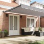 Toldo Retráctil Automático Gris 500x300 cm, Tela de Repuesto para Toldo de 5x3 m Gris Claro by , Awnings - Ref: Foro24-333138...