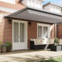 Toldo Retráctil Automático Gris Claro 500x300 cm, Tela de Reemplazo para Toldo de 5x3 m Gris Claro by , Awnings - Ref: Foro24...