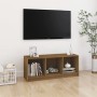 TV-Schrank aus massivem Kiefernholz in Honigbraun, 104 x 33 x 41 cm von vidaXL, TV-Möbel - Ref: Foro24-809963, Preis: 42,37 €...