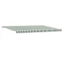 Toldo Manual Retráctil Verde y Blanco 500x300 cm, Tela de Reemplazo para Toldo  para Estructura de 5x3 m Verde y Blanco | Foro24.es | Tu tienda online para hogar, jardín y más Foro24.es