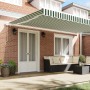 Toldo Manual Retráctil Verde y Blanco 500x300 cm, Tela de Reemplazo para Toldo  para Estructura de 5x3 m Verde y Blanco | Foro24.es | Tu tienda online para hogar, jardín y más Foro24.es